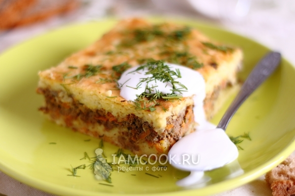 Фото картофельной запеканки с куриной печенью