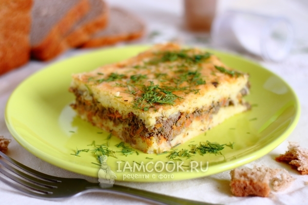 Рецепт картофельной запеканки с куриной печенью