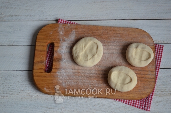 Разделить тесто на части