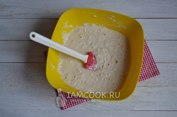 Размешать тесто