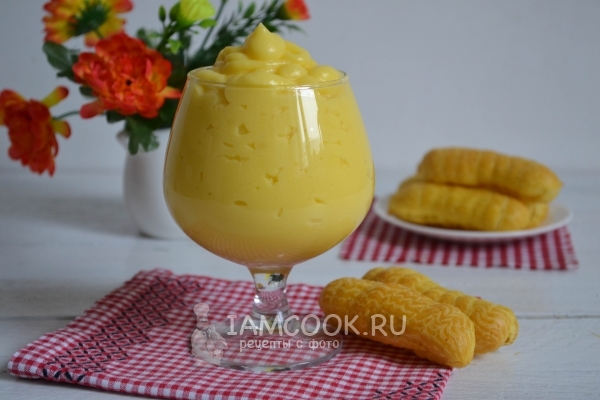 Фото заварного крема для эклеров