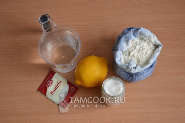 Ингредиенты для постного крема для торта