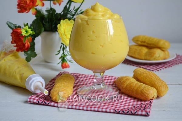 Рецепт заварного крема для эклеров