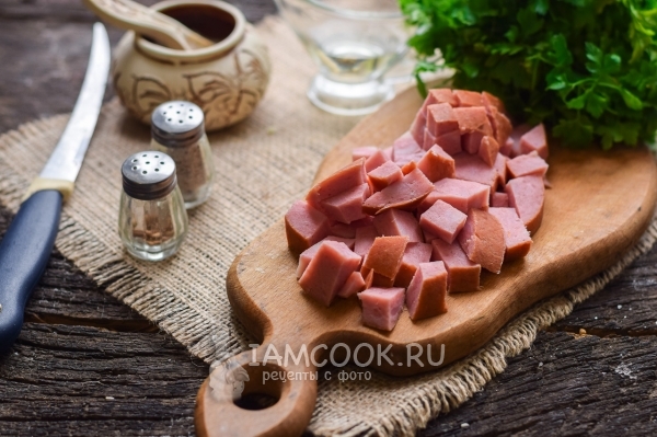 Порезать ветчину