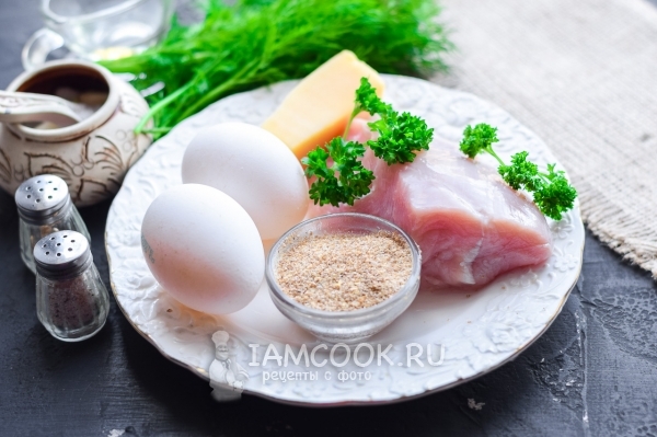 Ингредиенты для суфле из индейки в духовке