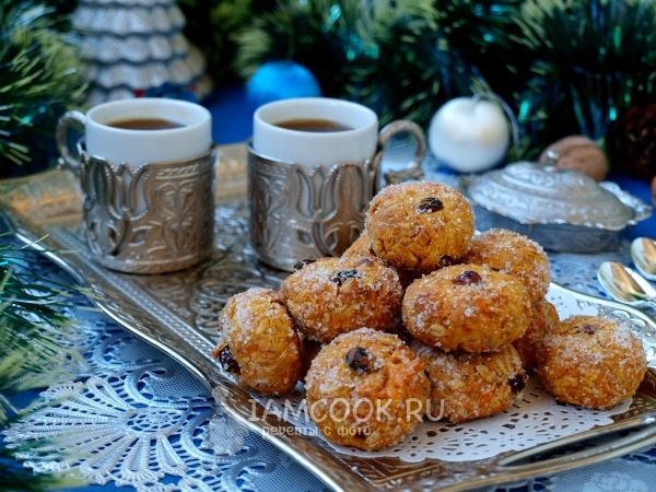 Печенье из моркови и овсянки