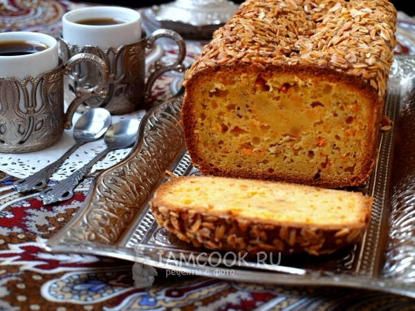 Фото творожно-морковного кекса