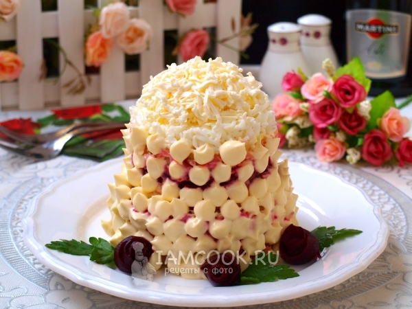 Рецепт салата «Невеста» со свеклой