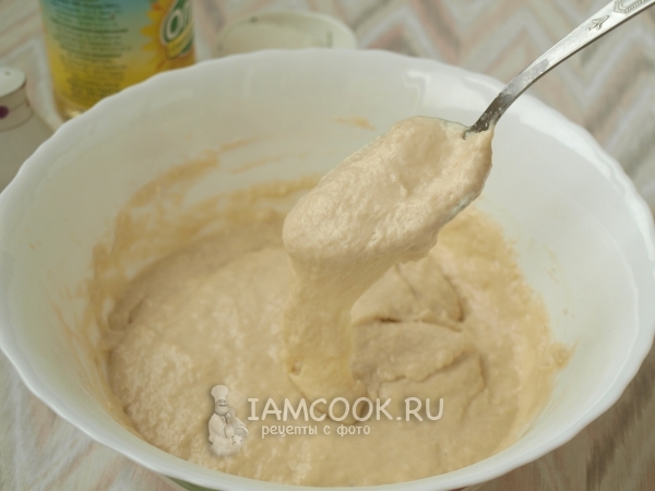 Размешать тесто