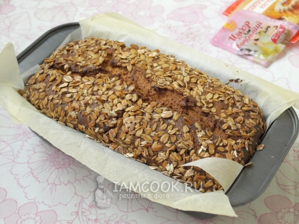 Готовый творожно-морковный кекс