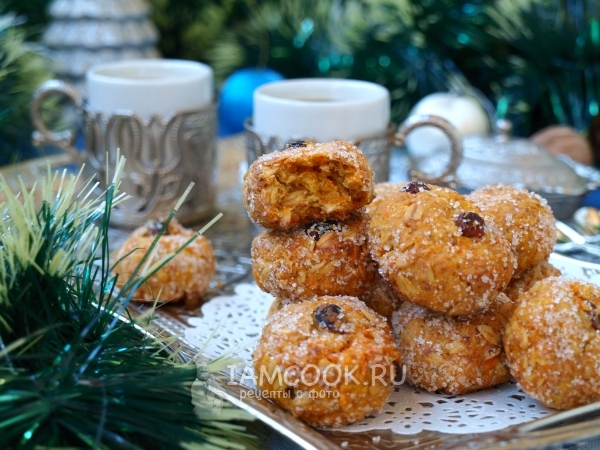 Овсяно-морковное печенье