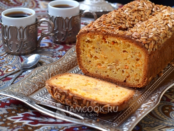 Творожно-морковный кекс
