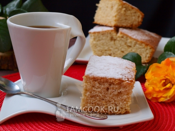 Манник на кефире без яиц