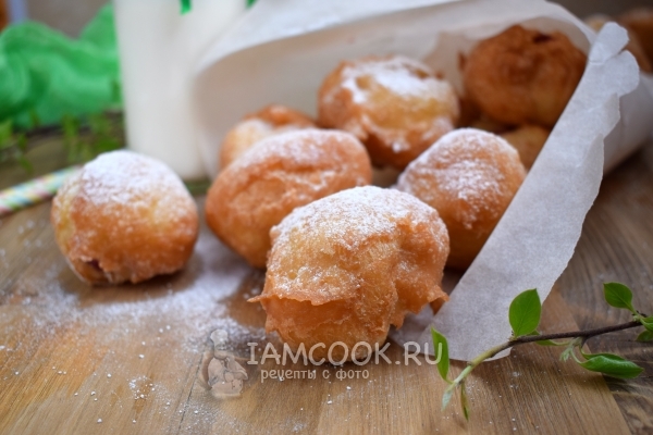 Фото французских пончиков (пышек) бенье