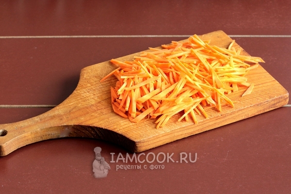 Порезать морковь