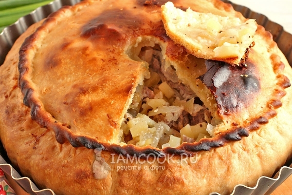 Балиш с мясом и картошкой