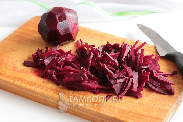 Порезать свеклу