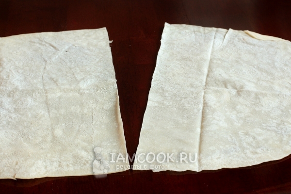 Разрезаем лаваш