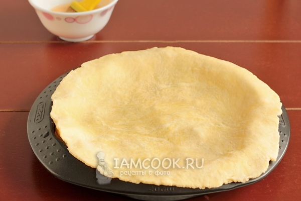 Накрыть начинку тестом