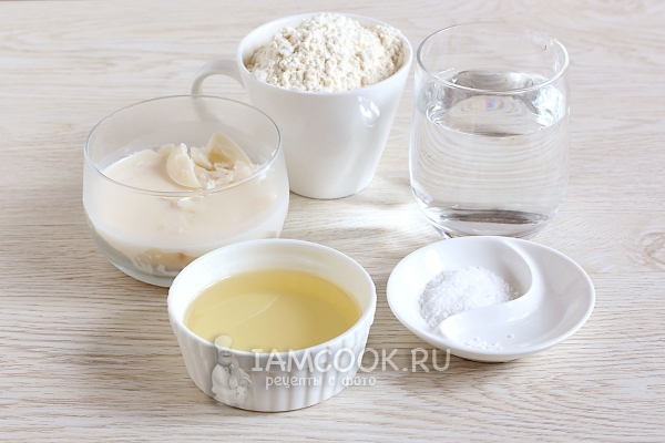 Ингредиенты для теста