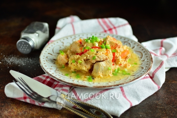 Рецепт индейки в сливках в мультиварке