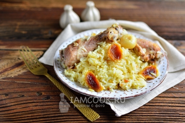 Рецепт плова с куриными ножками в мультиварке