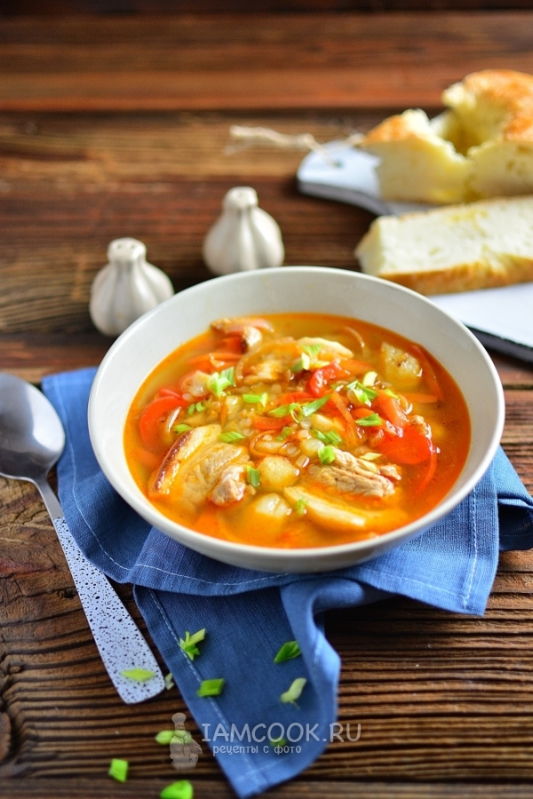 Рецепт гречневого супа со свининой