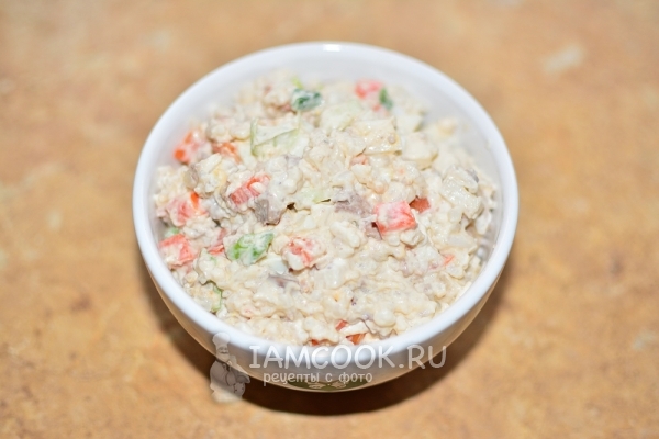 Размешать салат