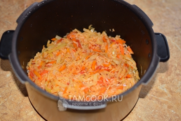 Овощной плов в мультиварке