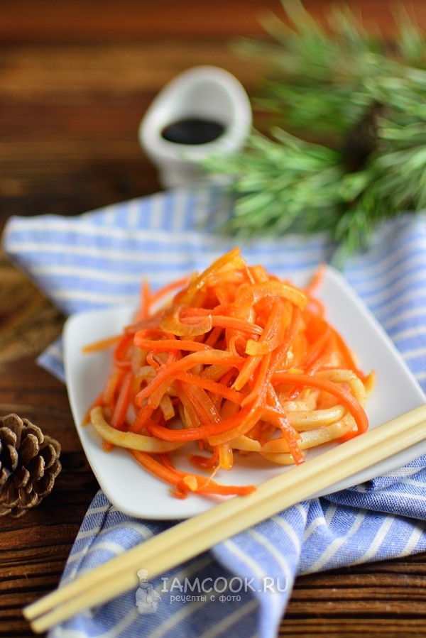 Фото хе из кальмаров по-корейски