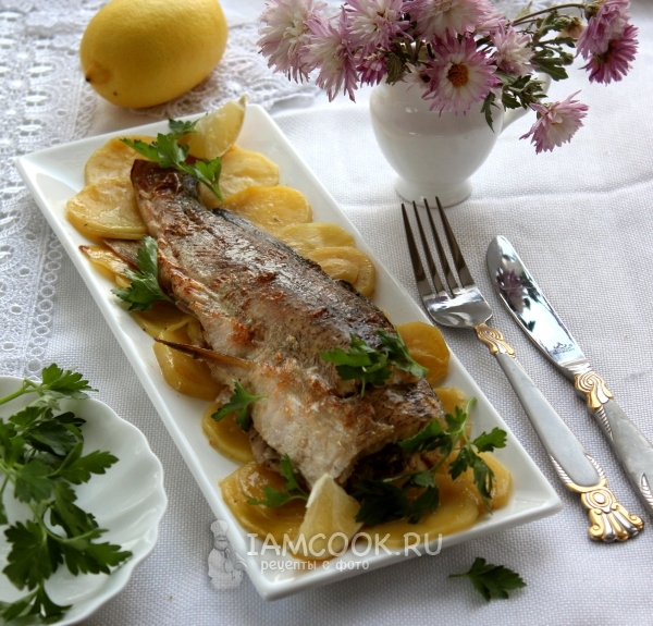 Рецепт щуки с картофелем в фольге в духовке