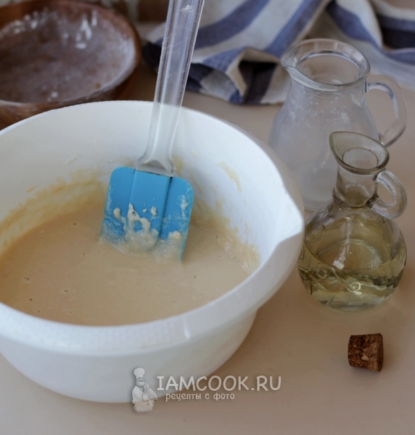 Размешать тесто