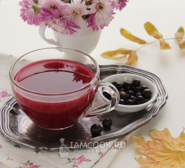 Кисель из чёрной смородины