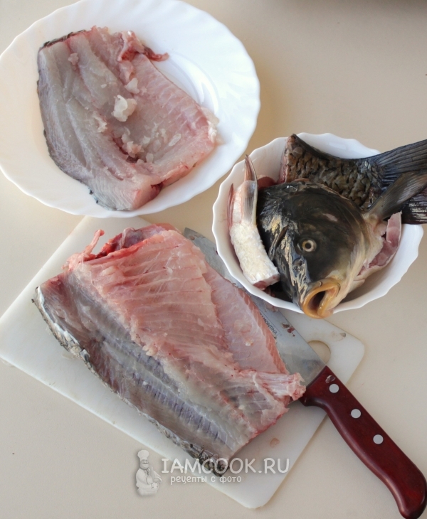 Отделить филе рыбы