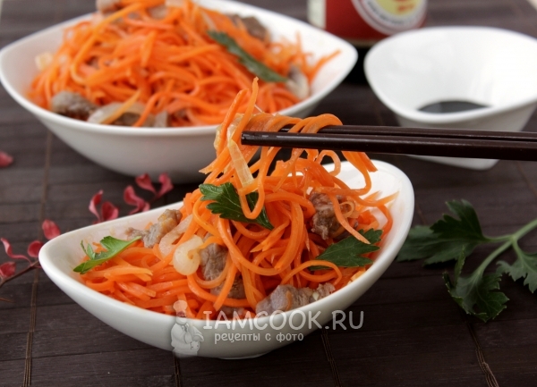 Хе из мяса свинины по-корейски