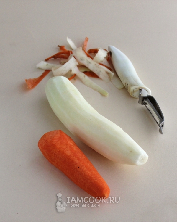 Почистить овощи