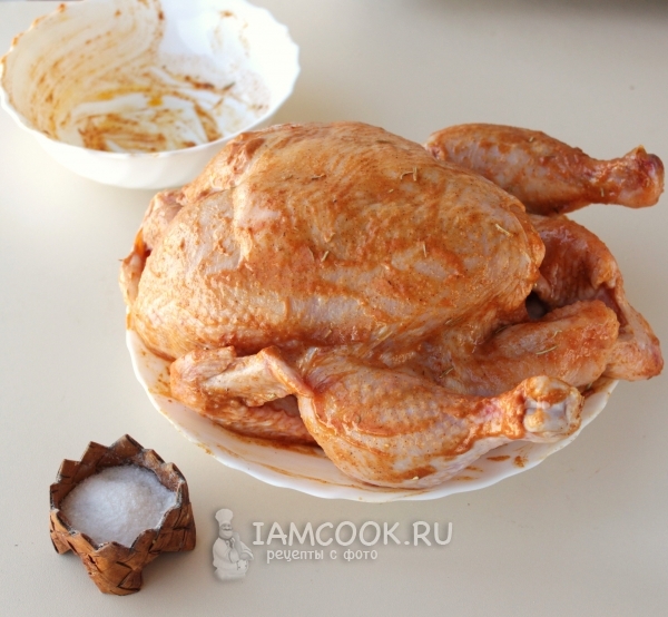 Замариновать курицу
