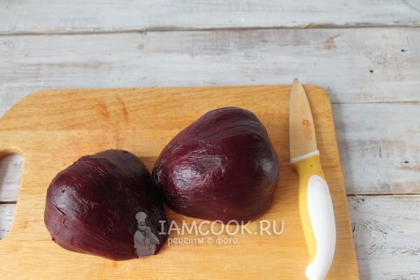 Почистить свеклу