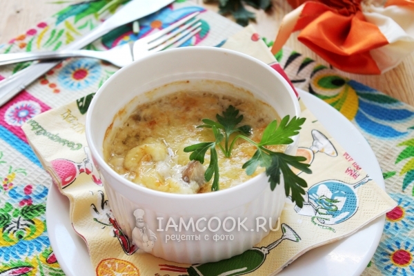 Рецепт жульена из белых грибов