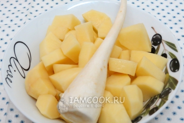 Порезать картофель