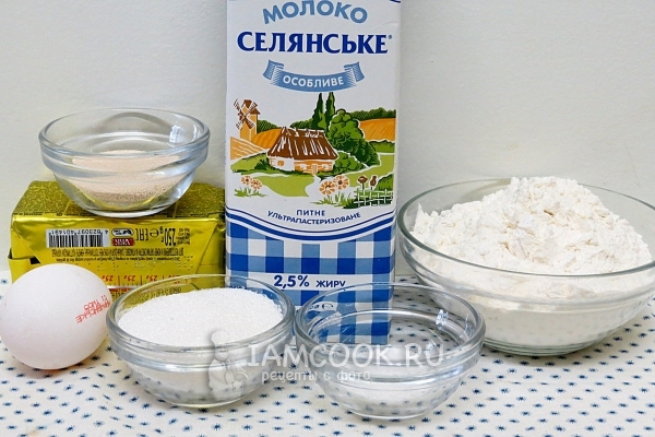 Ингредиенты для теста