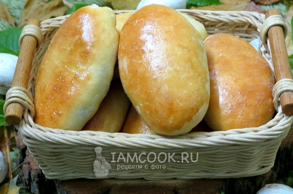 Фото пирожков с грибами и рисом