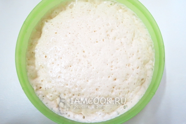 Готовая опара