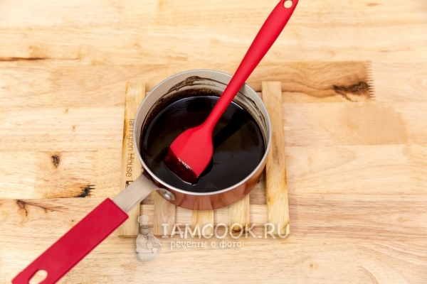 Растопить шоколад с маслом