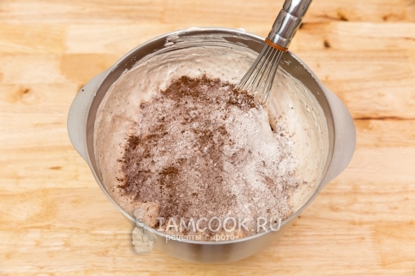 Размешать тесто