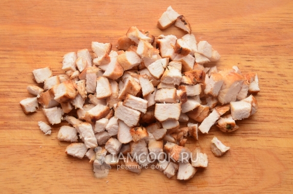 Порезать куриное филе