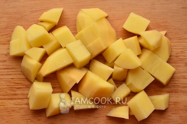Порезать картофель