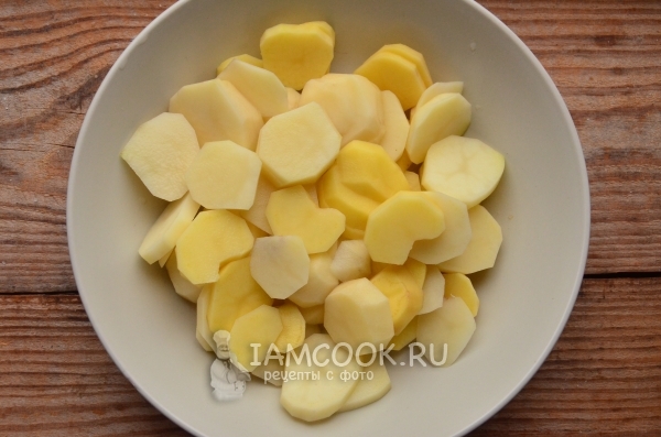 Порезать картофель