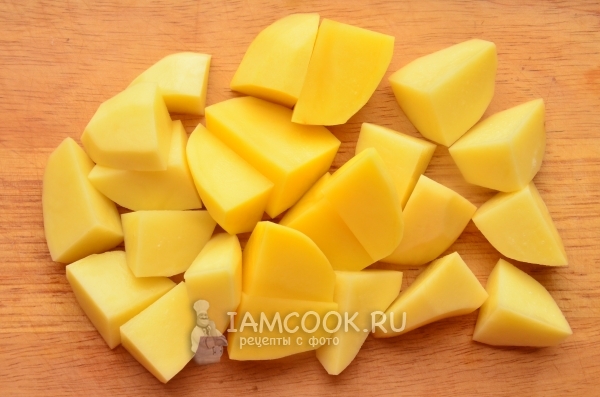 Порезать картофель