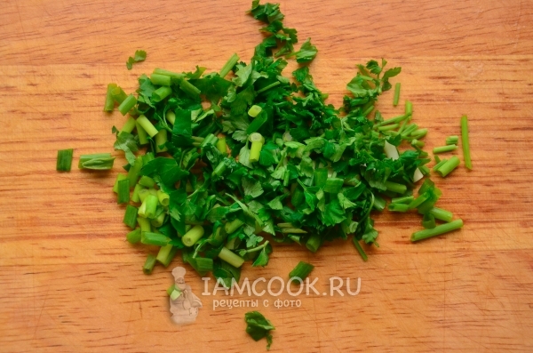 Порезать зелень